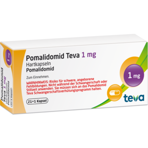 Pomalidomid Teva 1 mg Hartkapseln