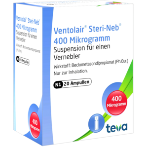 Ventolair® Steri-Neb® 400 Mikrogramm Suspension für einen Vernebler
