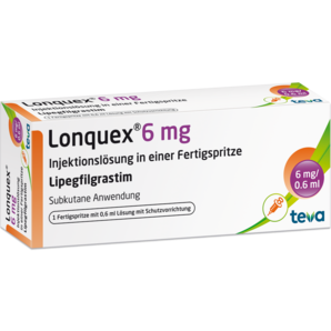 Lonquex 6 mg Injektionslösung in einer Fertigspritze