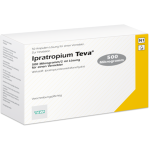 Ipratropium Teva® 500 Mikrogramm/2 ml Lösung für einen Vernebler