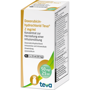 Doxorubicinhydrochlorid Teva® 2 mg/ml Konzentrat zur Herstellung einer Infusionslösung