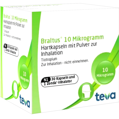 Braltus® 10&nbsp;Mikrogramm Hartkapseln mit Pulver zur Inhalation
