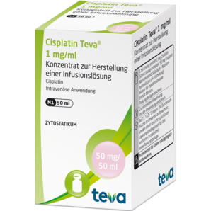 Cisplatin Teva® 1 mg/ml Konzentrat zur Herstellung einer Infusionslösung