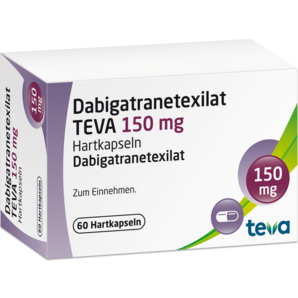Dabigatranetexilat TEVA 150 mg Hartkapseln
