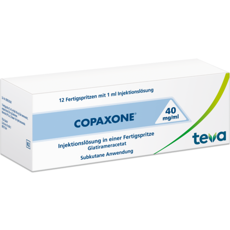 COPAXONE 40&nbsp;mg/ml Injektionslösung in einer Fertigspritze