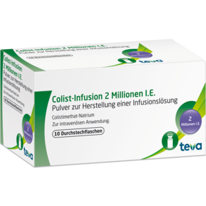 Colist-Infusion 2 Millionen I.E. Pulver zur Herstellung einer Infusionslösung