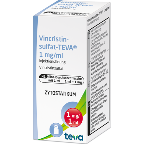 Vincristinsulfat-TEVA® 1 mg/ml Injektionslösung