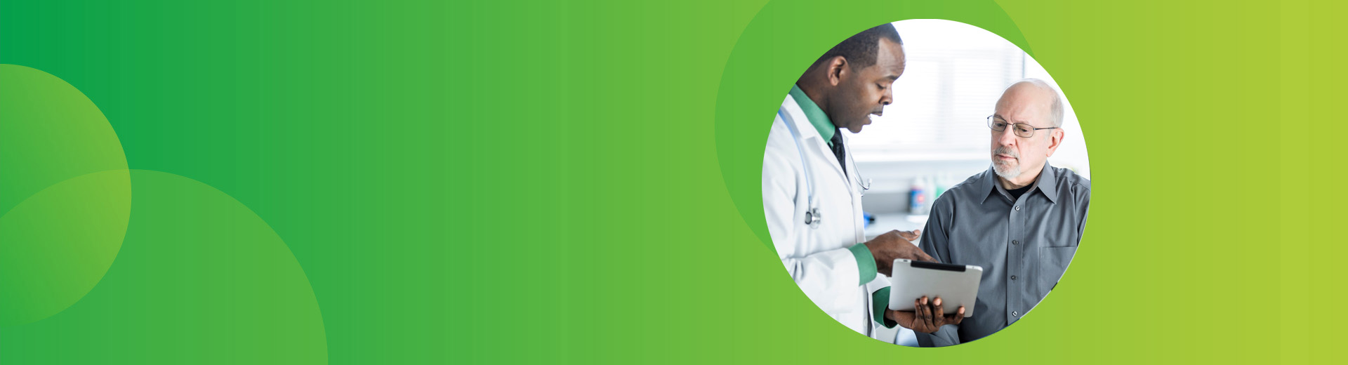 Patient und Arzt im Gespräch