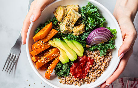 Essen Sie gesund und bewusst 