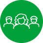 Icon mit 3 Personen