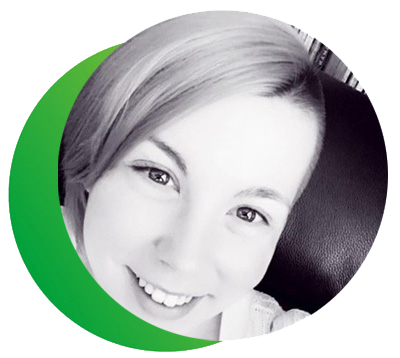 Porträt von Megan Potts, Patientin und Autorin