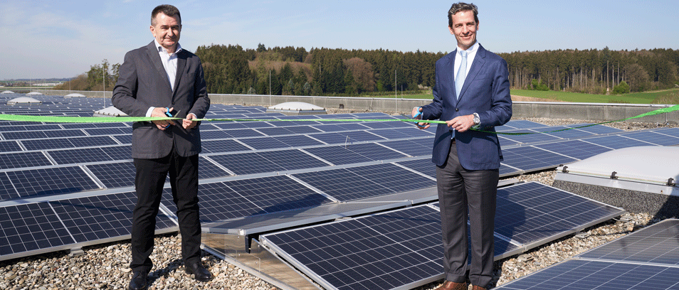 Am Standort Ulm nimmt Teva eine eigene Photovoltaik-Anlage in Betrieb.