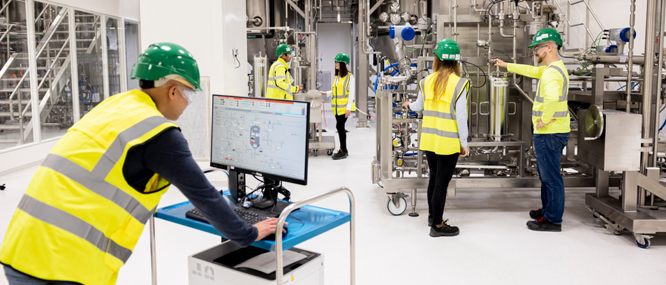 Kollegen bei der Arbeit