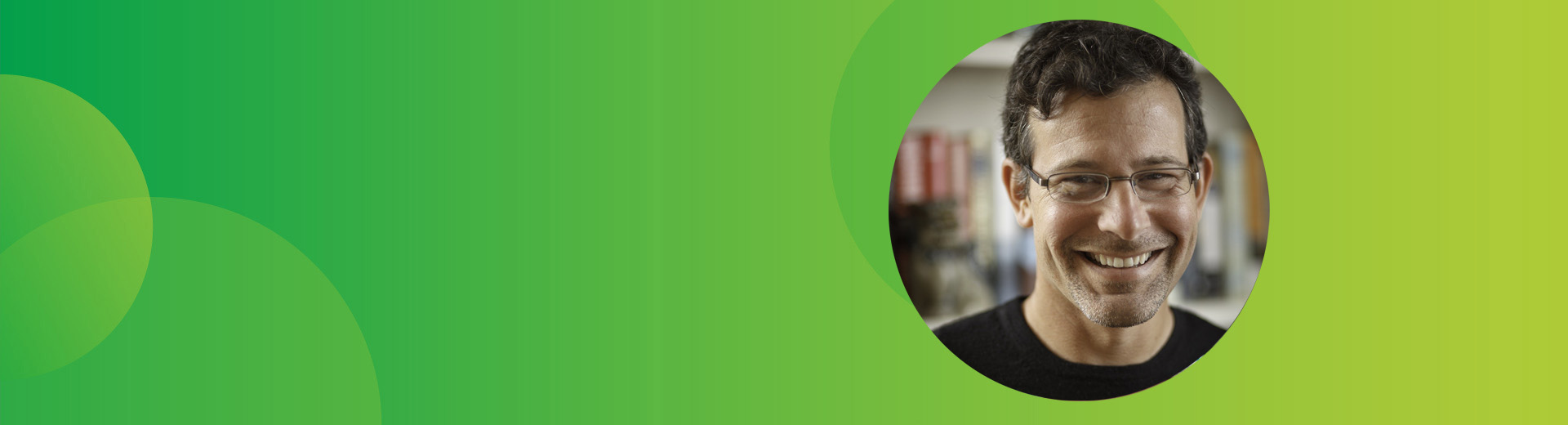 Porträt von Jonathan Rottenberg welcher Geschichten aus seinem Alltag mit einer Erkrankung erzählt